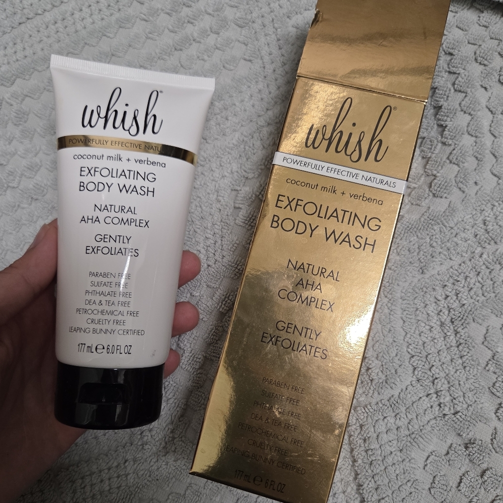 Whish Exfoliating Body Wash - Coconut Milk + Verbena Bundle 2 Bottles